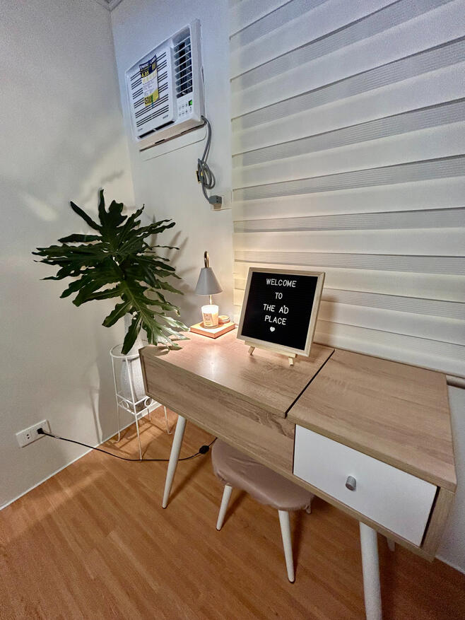 Desk and Vanity Combo
